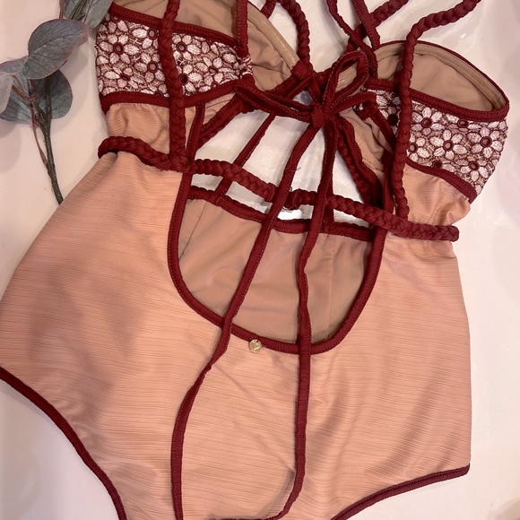 For Love & Lemons Samba Braided One Piece - Picture 5 of 11